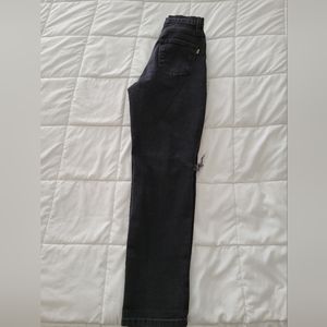 VIBRANT Ripped Mom Straight Jean